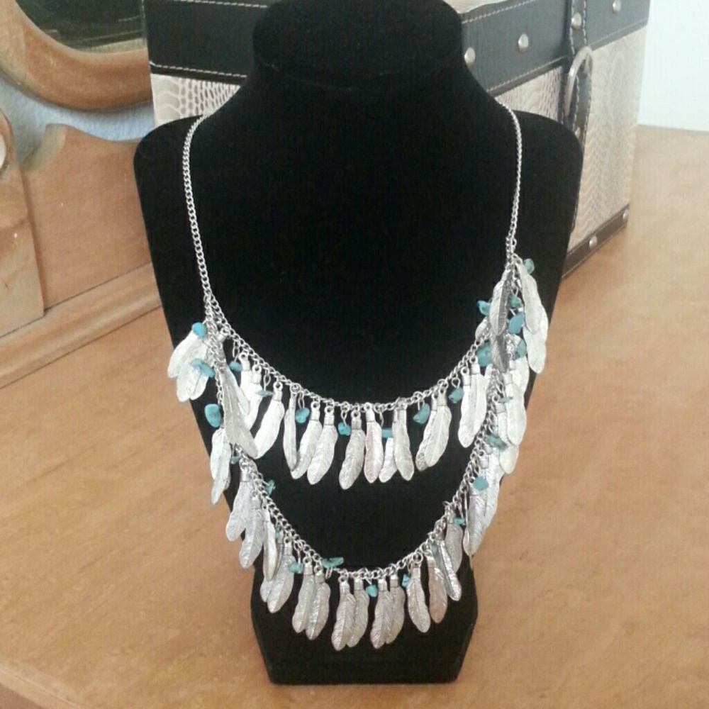 Feather necklace